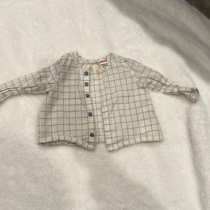 Zara 3/6 month button up shirt.